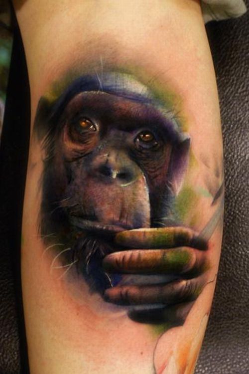 The Best Monkey Tattoo tattoo Posted by Celebrities News at 1219 AM