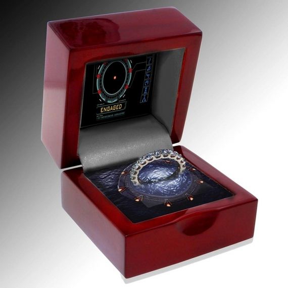 Geeky Engagement Rings, Wedding Bands, And Ring Boxes