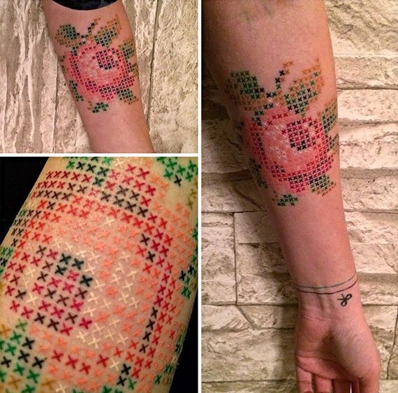 Cross-Stitch-tattoo