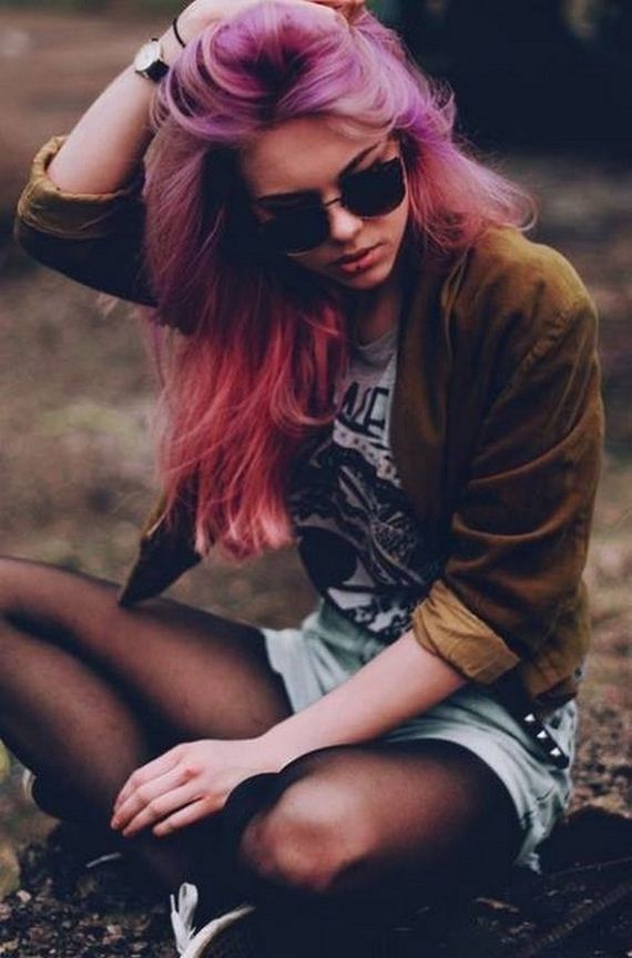 Sexy hipster girl