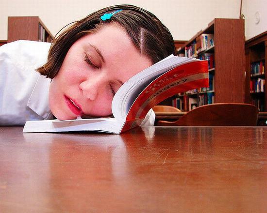 library-sleep