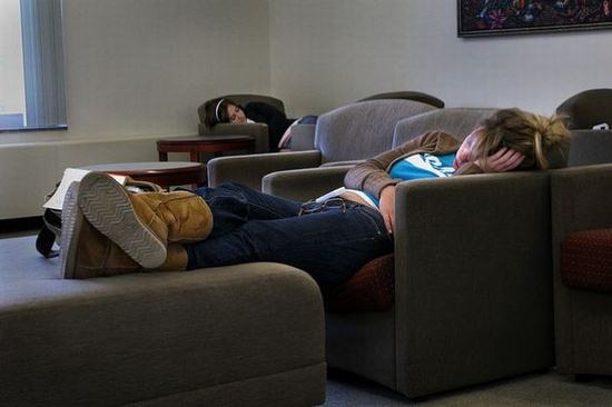 library-sleep