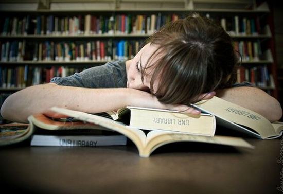 library-sleep