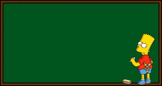 Every Bart Simpson Chalkboard Quote Ever - Barnorama