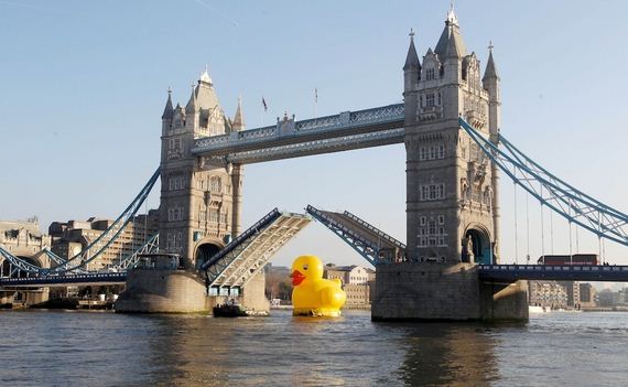 50-foot-rubber-duck-bobs-along-the-river-