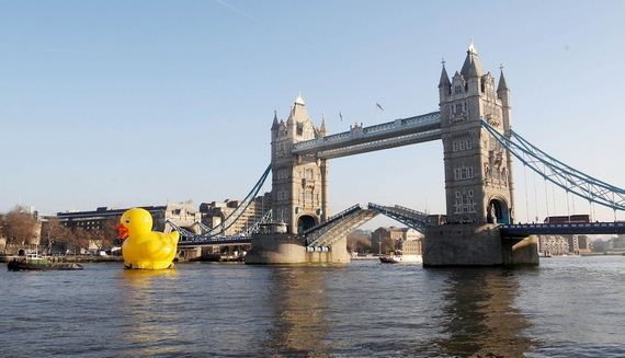 50-foot-rubber-duck-bobs-along-the-river-
