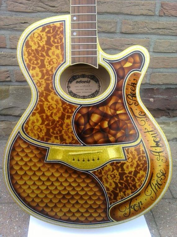 Awesome Guitar Custom Paint Jobs - Barnorama