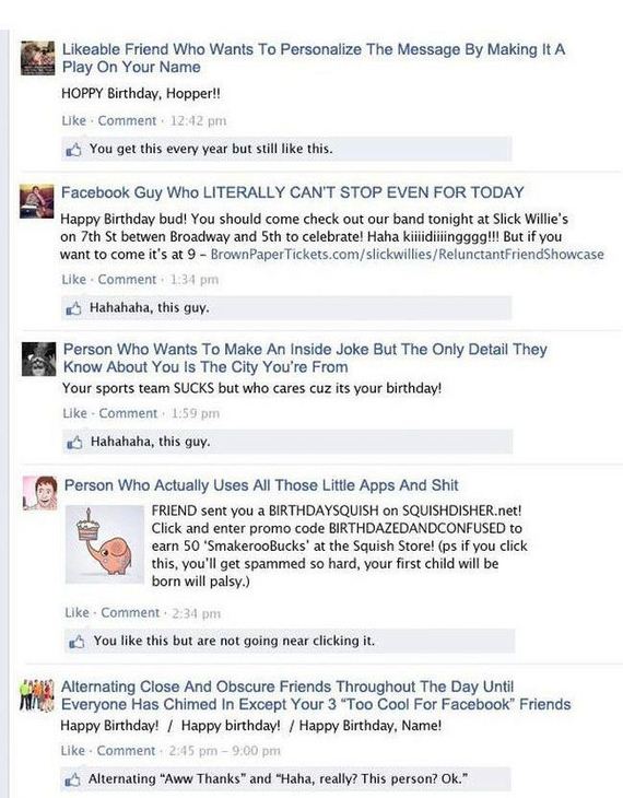every_facebook_birthday_wall_ever