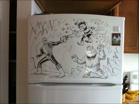 fridge-painting