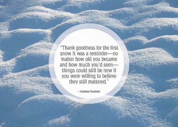 15 beautiful quotes about snow