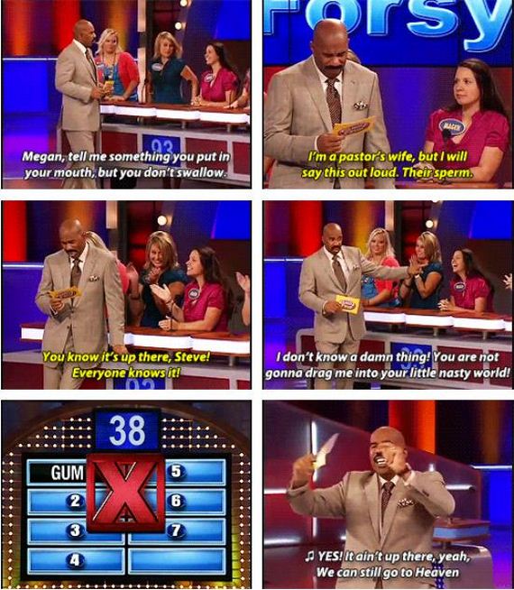 Funniest Moments From Steve Harvey's Family Feud - Barnorama