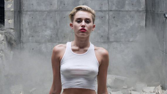 Miley Cyrus Music Video Stills: Riding the Wrecking Ball 