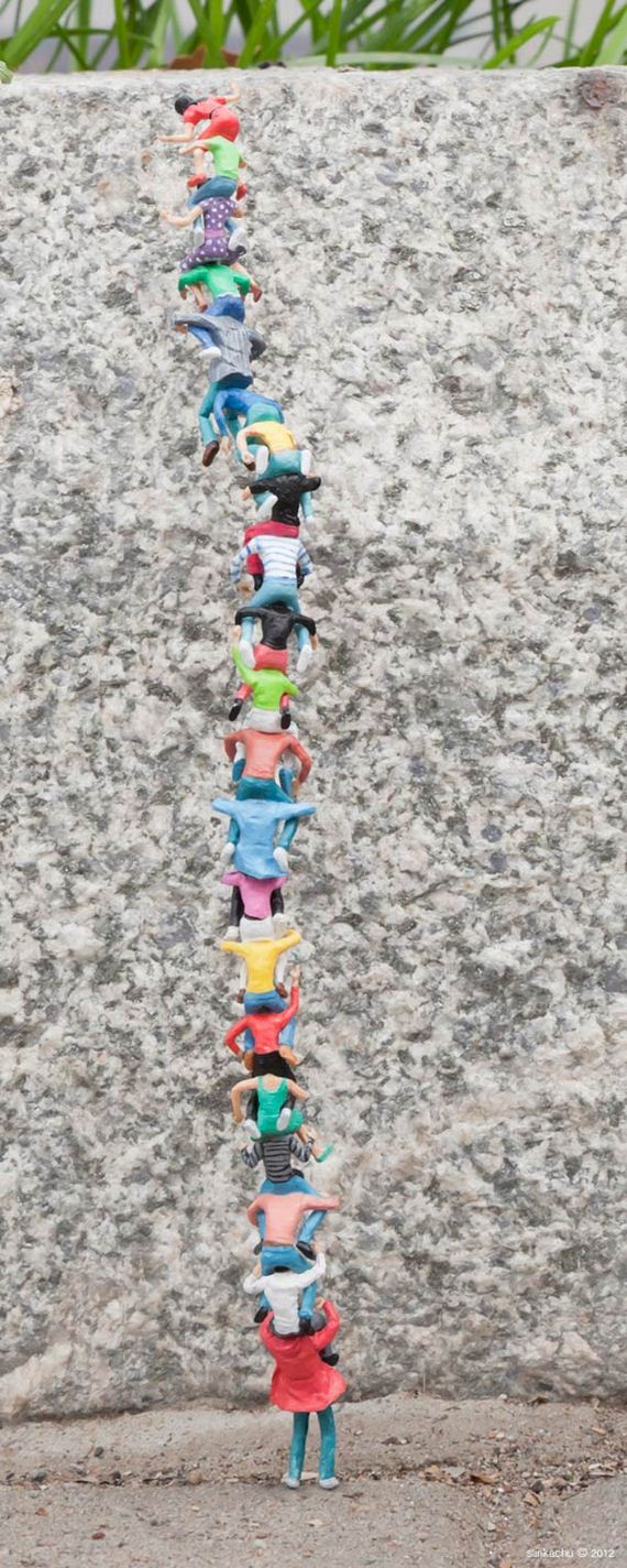 New Miniature Street Art By Slinkachu Barnorama