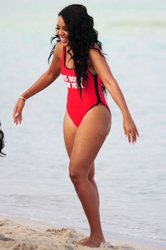 Angela-Simmons-Swimsuit