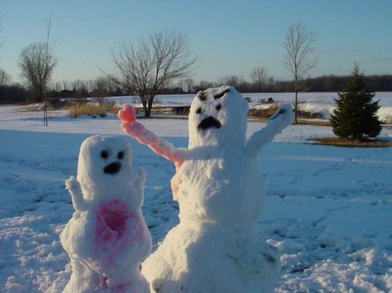creepy-snowmen