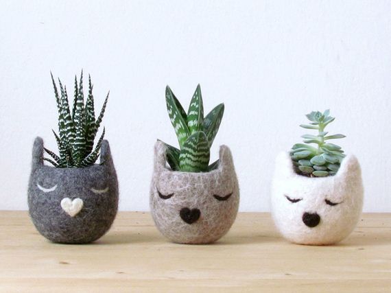 felt-vase