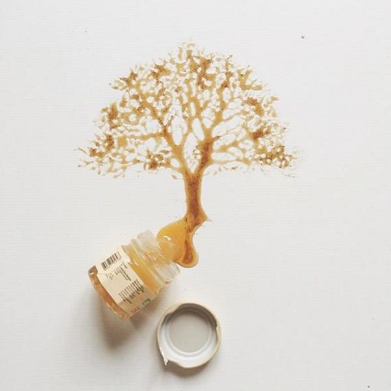 paintings-using-spilled-food