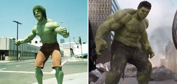 Super-Heroes-Then-Now