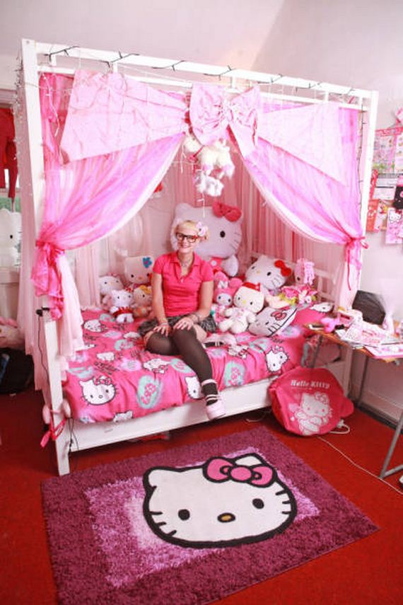  Hello  Kitty  Fan  Spends Big Amount Of Money On Her 