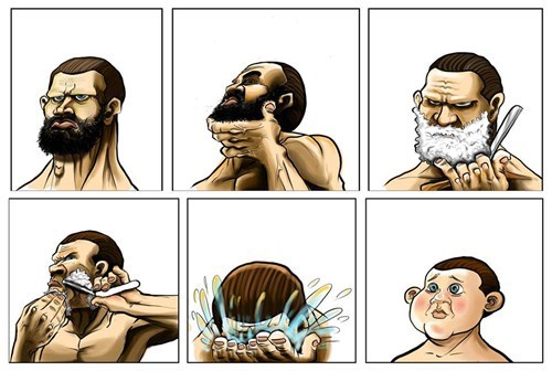 shaving