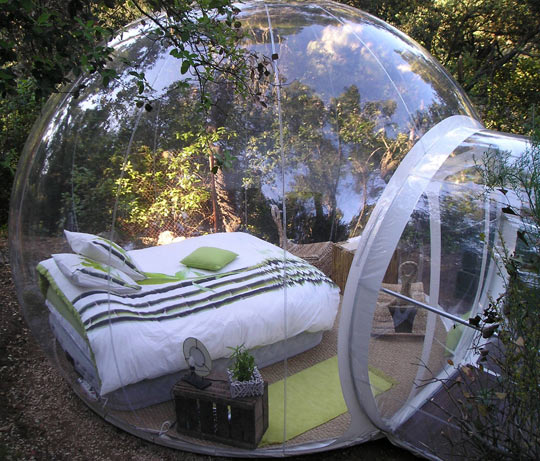 cool-bubble-bed-nature-wood