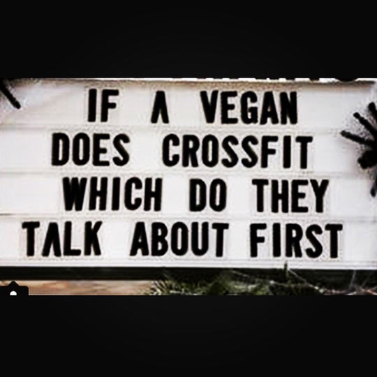 funny-sign-crossfit-vegan-talk