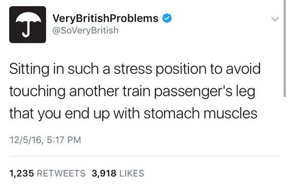 Image result for very real british problems trains