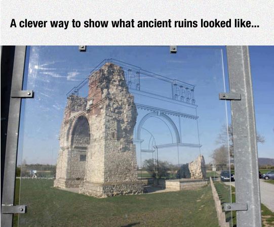 cool-ancient-ruins-sign-showing