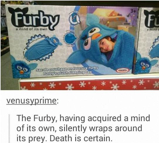 funny-furby-plush-sleeping-bag