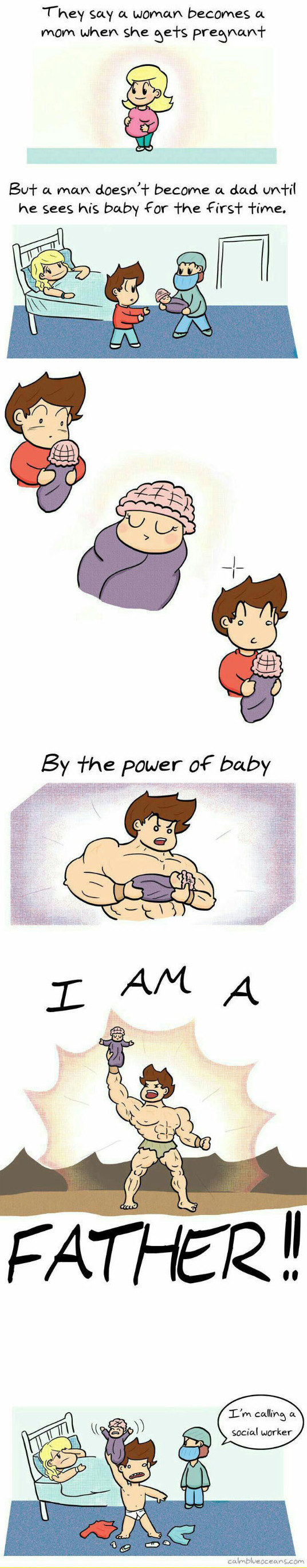 funny-baby-woman-man-becomes-father