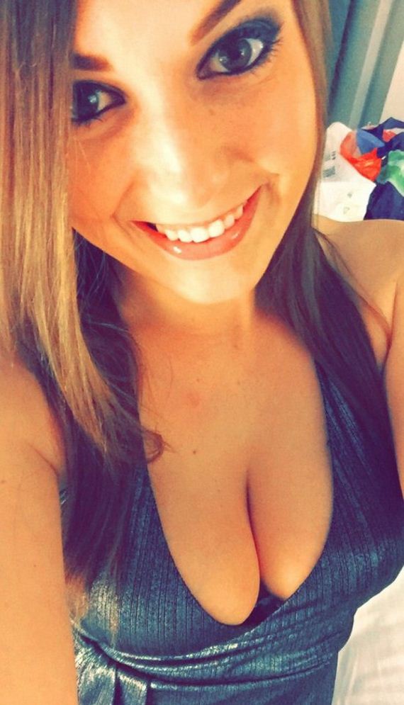 Snapchat cleavage