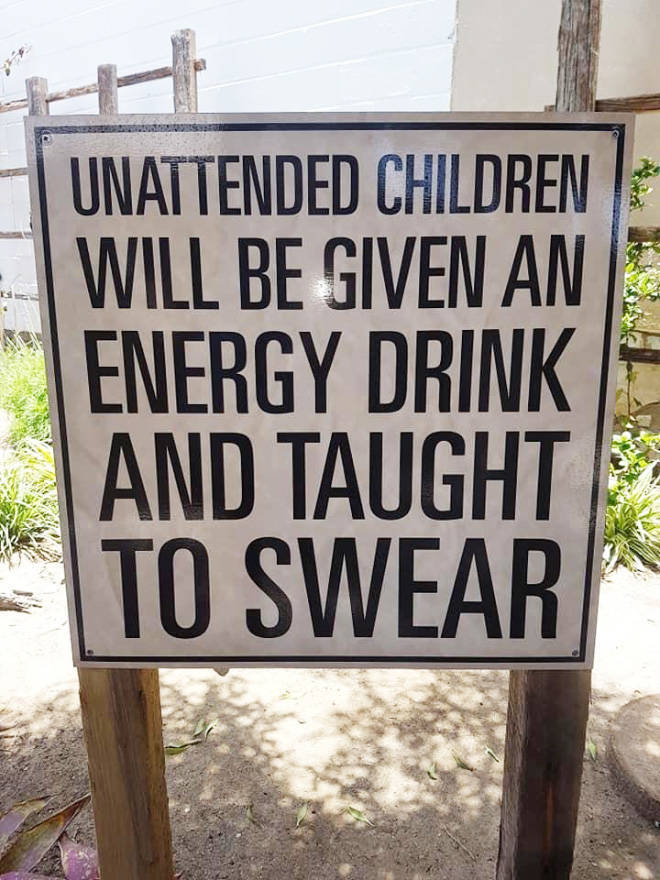 Don't Leave Your Children Unattended People! - Barnorama