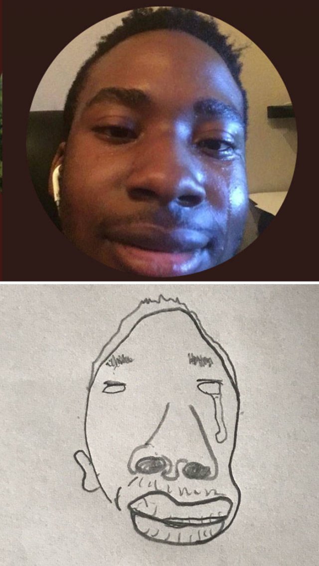 A Guy Is Drawing Hilarious People’s Twitter Profile Pics - Barnorama