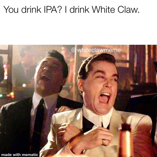 35 Best White Claw Memes - Barnorama
