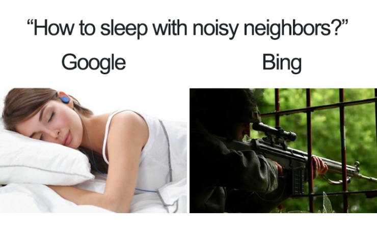 20 Funny Google Vs. Bing Memes - Barnorama