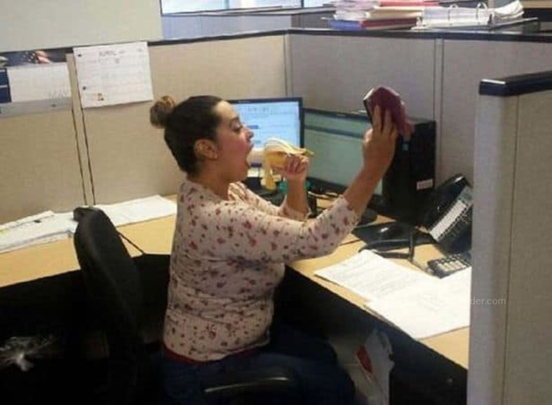 26 Hot Girls Get Bored At Work 16