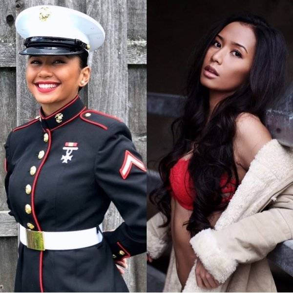 40 HOt Women Who Look Good In And Out Of Uniform 375