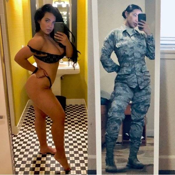 40 HOt Women Who Look Good In And Out Of Uniform 377