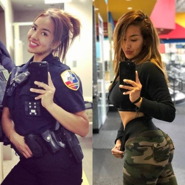 40 HOt Women Who Look Good In And Out Of Uniform 383