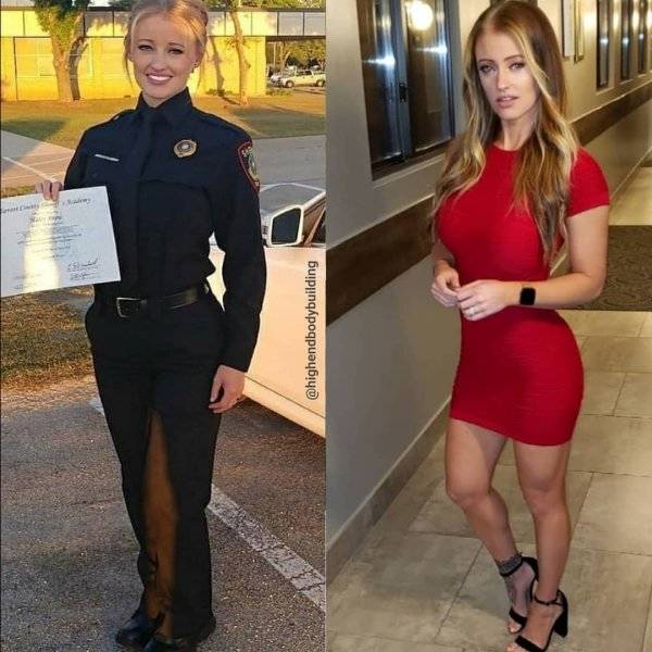 40 HOt Women Who Look Good In And Out Of Uniform 384