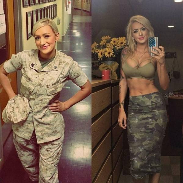 40 HOt Women Who Look Good In And Out Of Uniform 4
