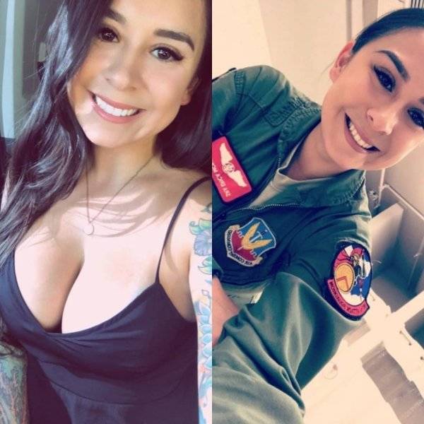 40 HOt Women Who Look Good In And Out Of Uniform 397