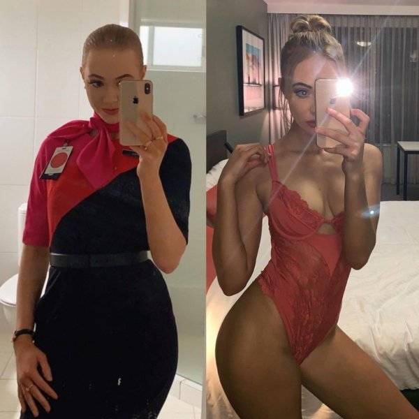 35 Hot Flight Attendants Definitely Will Have Your Attention 30