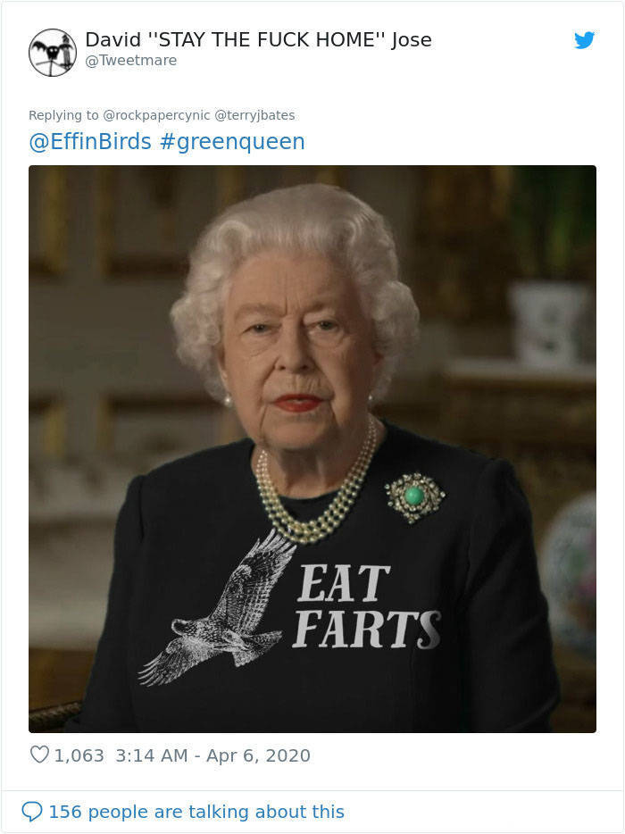 35 Funny Queen Green Dress Memes From Her Coronavirus ...