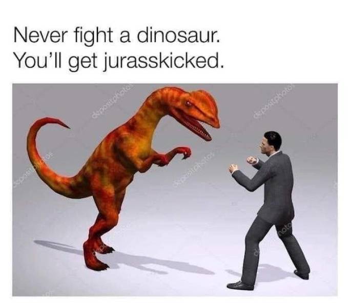 24 Funny Dinosaur Memes - Barnorama