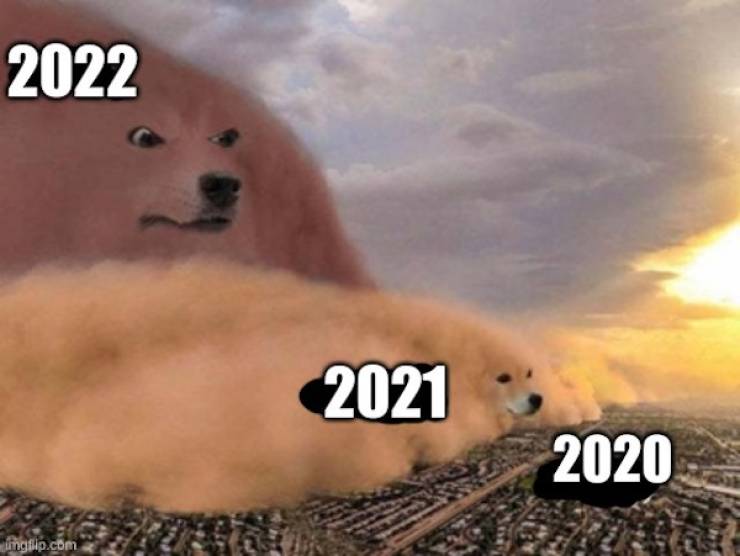 27 Hilarious '2022 New Year' Memes.