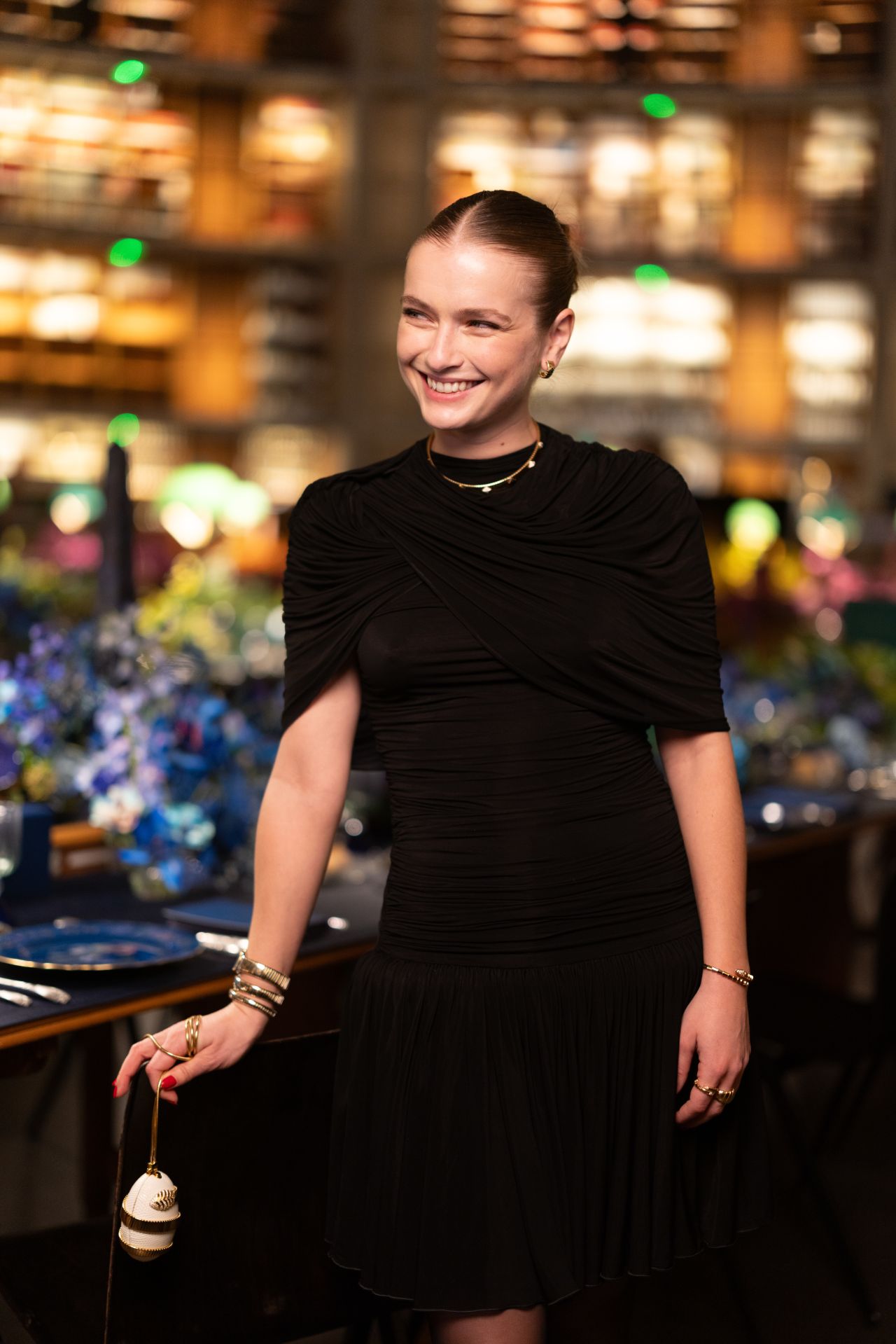 Camille Razat Stuns at the Bvlgari Minaudière Celebration – Barnorama