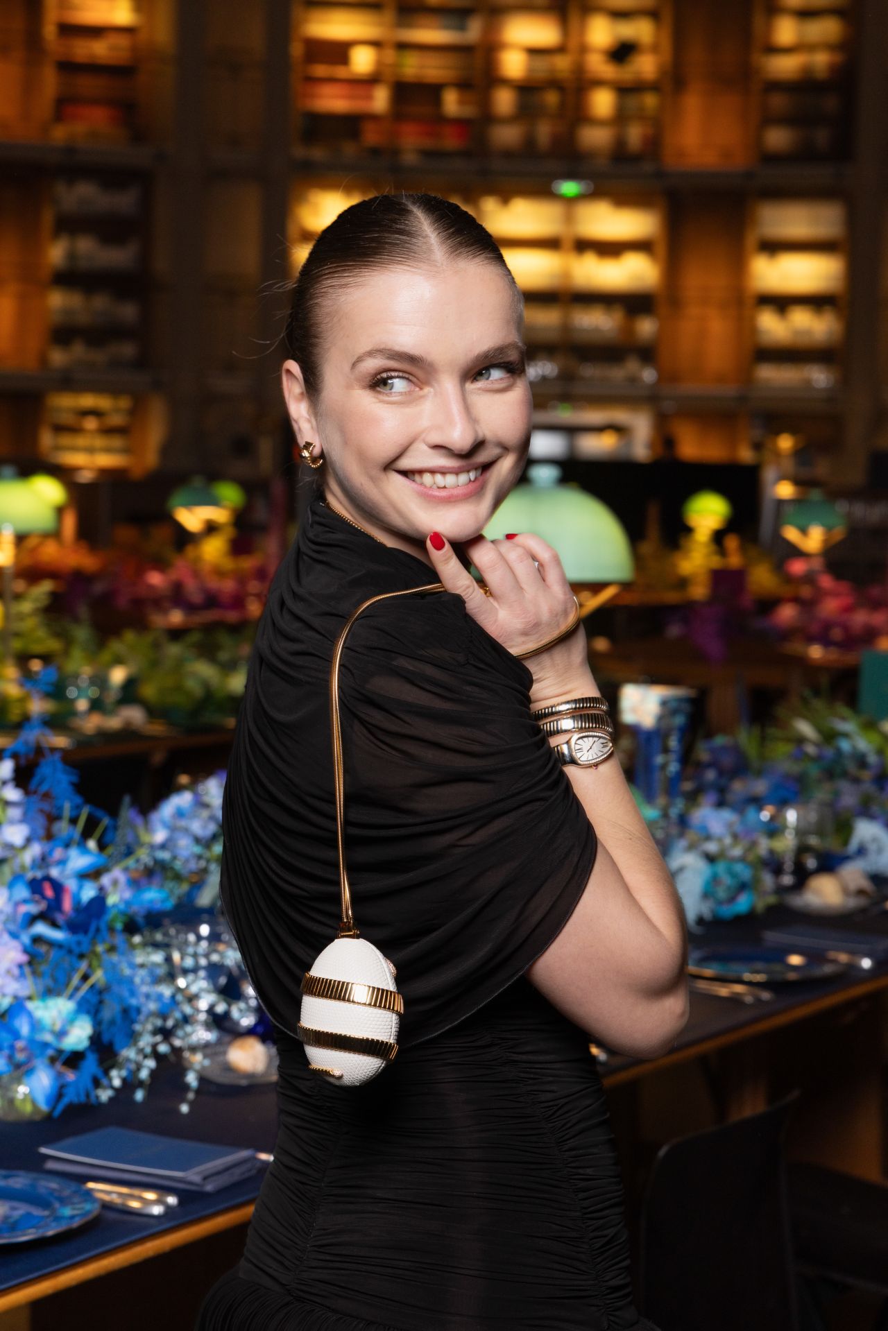 Camille Razat Stuns at the Bvlgari Minaudière Celebration – Barnorama