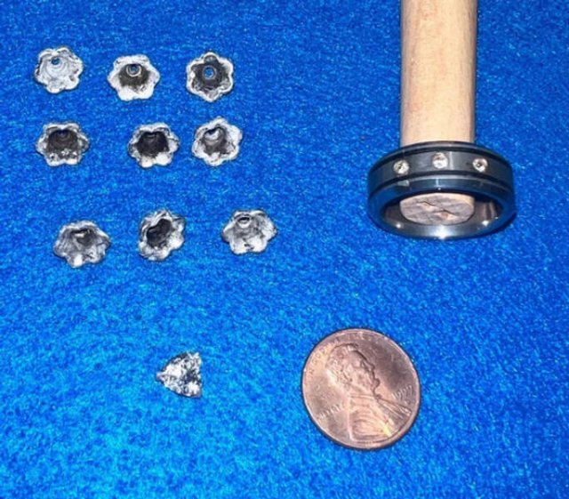 Beach haul including a tungsten ring with diamonds
