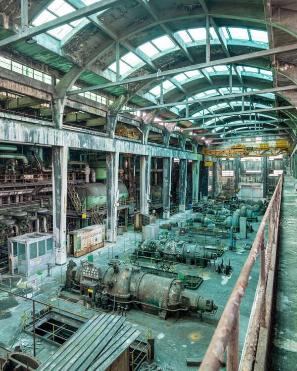 Beautiful abandoned power plant in Italy